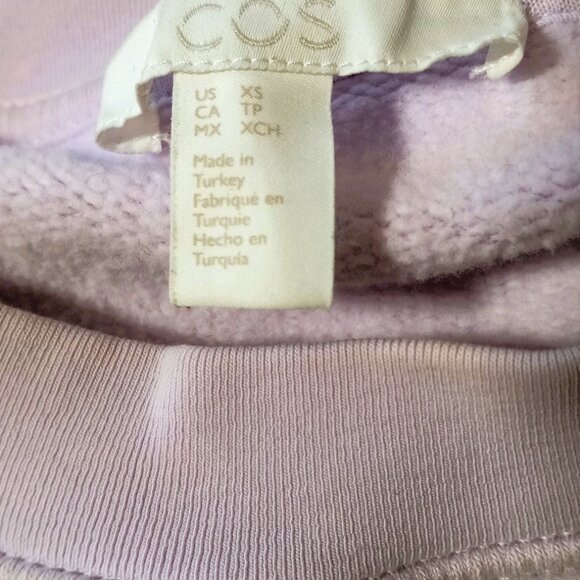 COS (Collection of Style) Lilac, Lavendar Purple Green Sweat Shirt Crew … - Picture 13 of 13